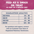 Natural Balance Rewards Crunchy Biscuits Dog Treats for Small Breeds with Real Venison
