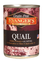 Evanger's Grain Free Quail Canned Food for Dogs and Cats