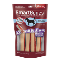 SmartBones DoubleTime Rolls Chicken Dog Treat