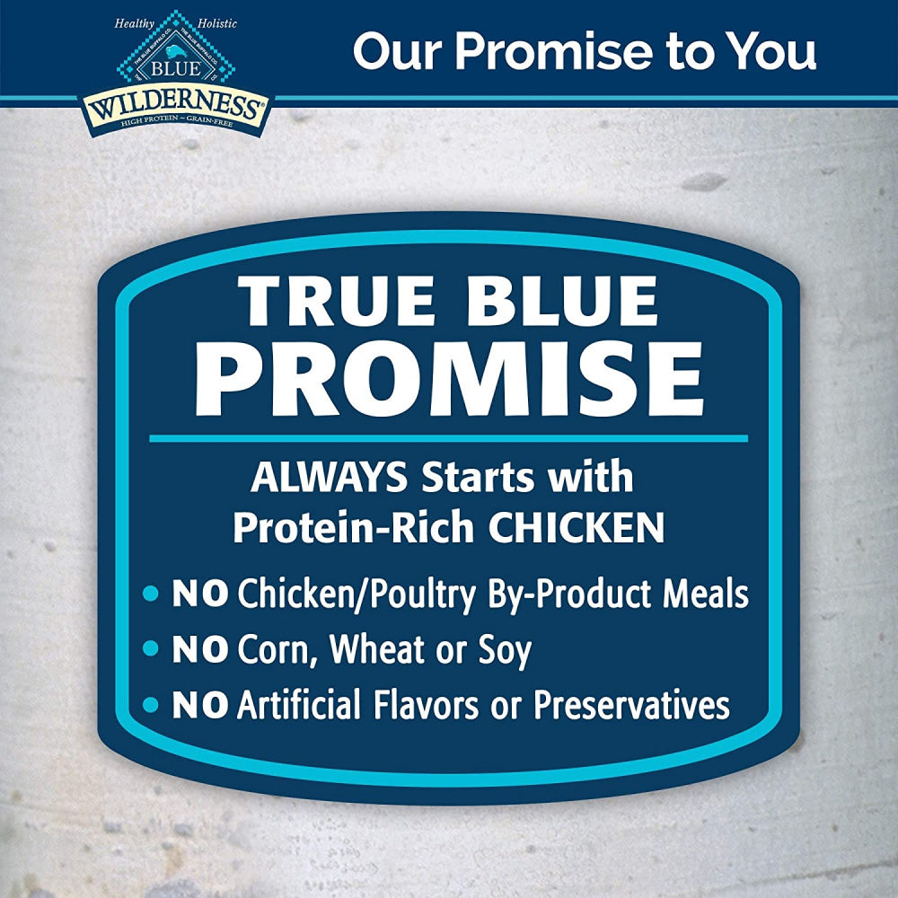 Blue Buffalo Wilderness High-Protein Grain-Free Adult Chicken Recipe Canned Cat Food