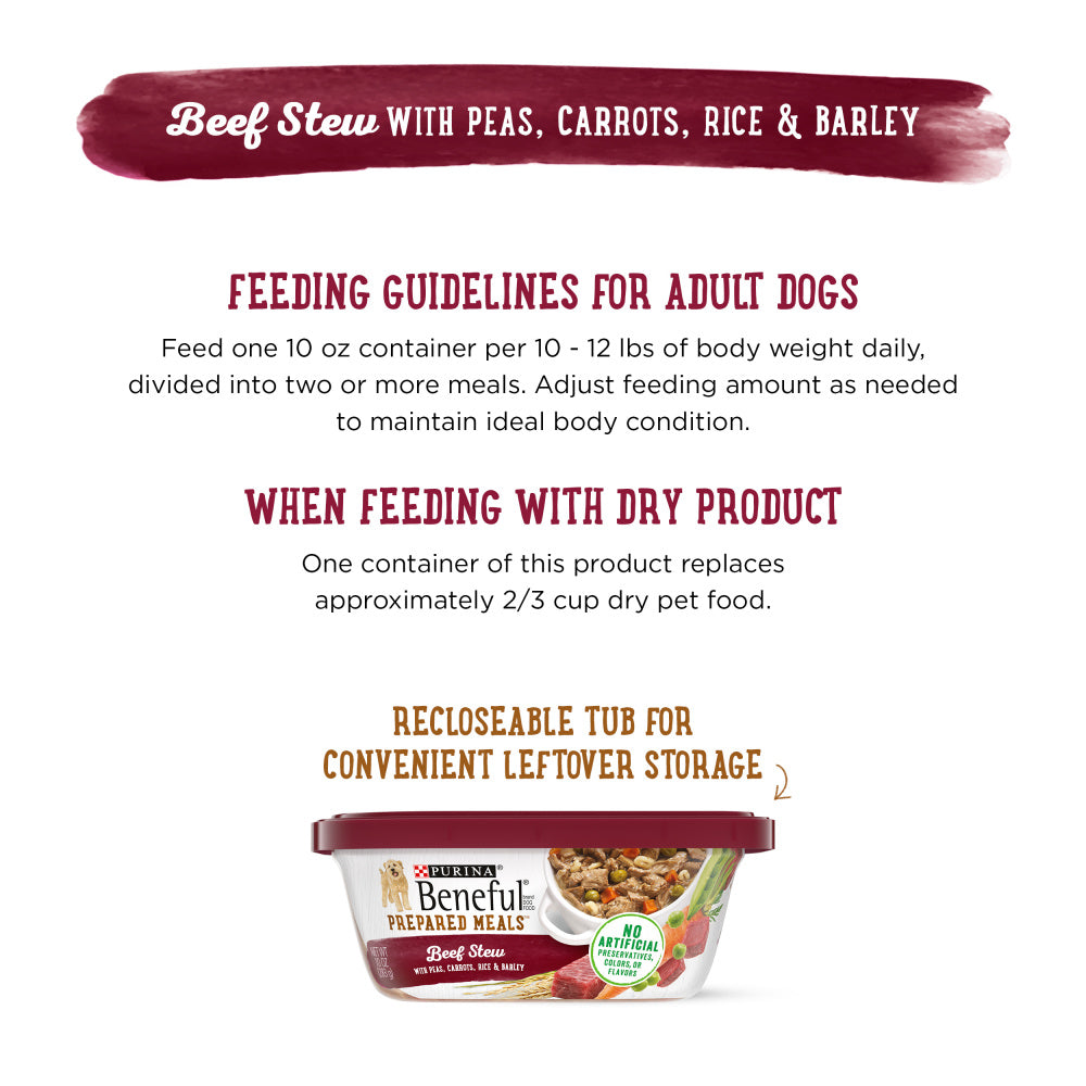 Beneful Prepared Meals Beef Stew Wet Dog Food