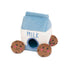 ZippyPaws Zippy Burrow Milk & Cookies Hide & Seek Puzzle Dog Toy