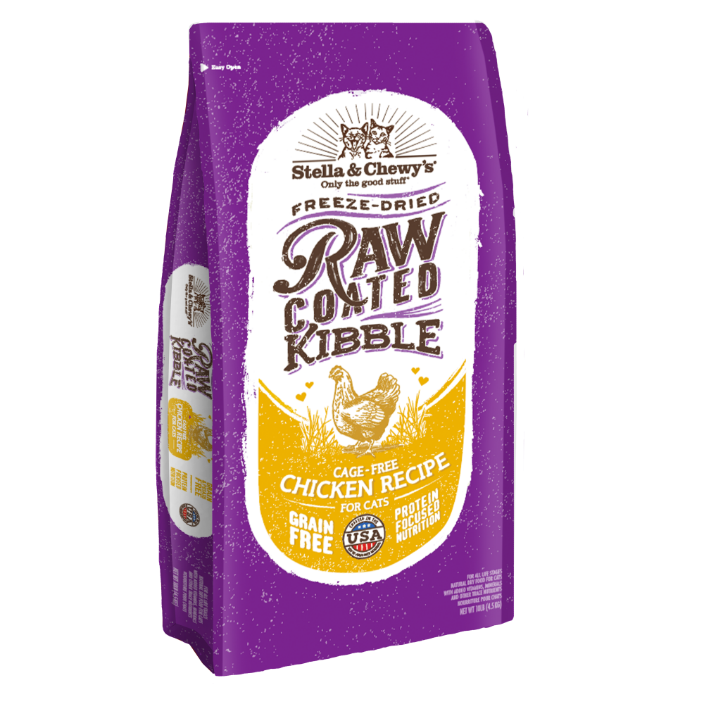 Stella & Chewy's Raw Coated Kibble Cage Free Chicken Recipe Dry Cat Food