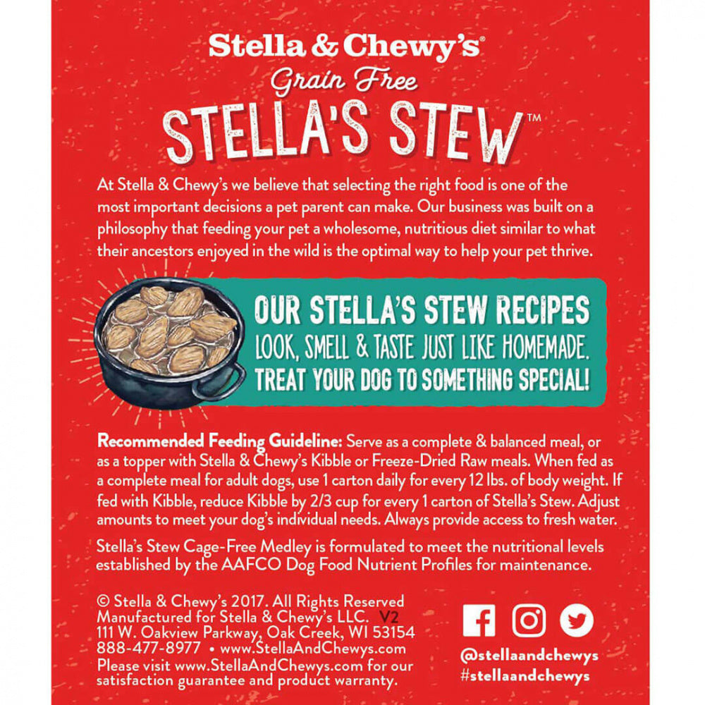 Stella & Chewy's Stella's Stew Cage Free Medley Recipe Food Topper for Dogs