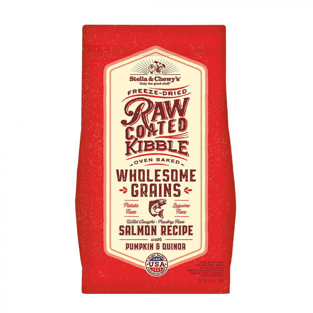 Stella & Chewy's Raw Coated Kibble With Wholesome Wild Caught Salmon Recipe Dry Dog Food